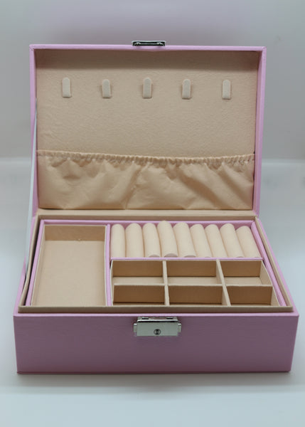 CAJA JOYERIA ROSA