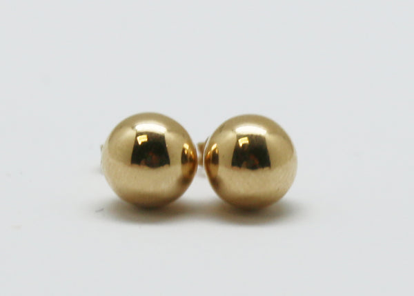 ARETES BOLA ORO