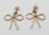 ARETES MOÑO PERLA