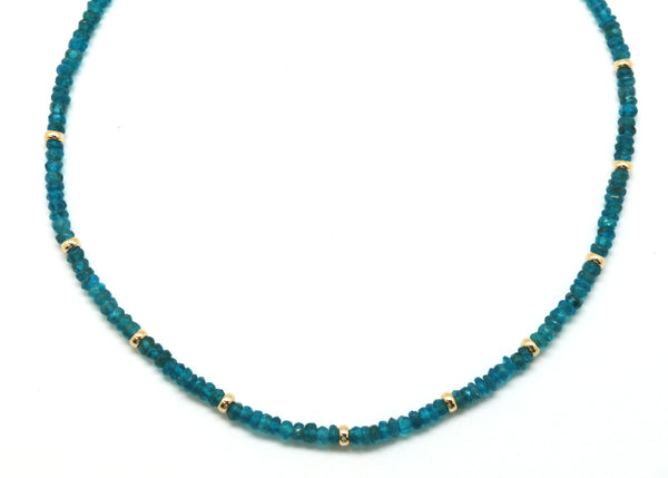 COLLAR BIRTHSTONE APATITA - GEMINIS