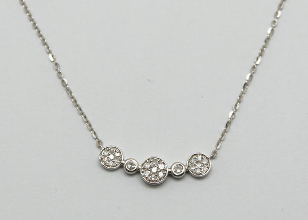 COLLAR CIRCULOS DIAMANTES