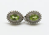 ARETES FLOR PERIDOTO