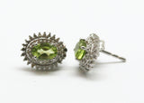 ARETES FLOR PERIDOTO