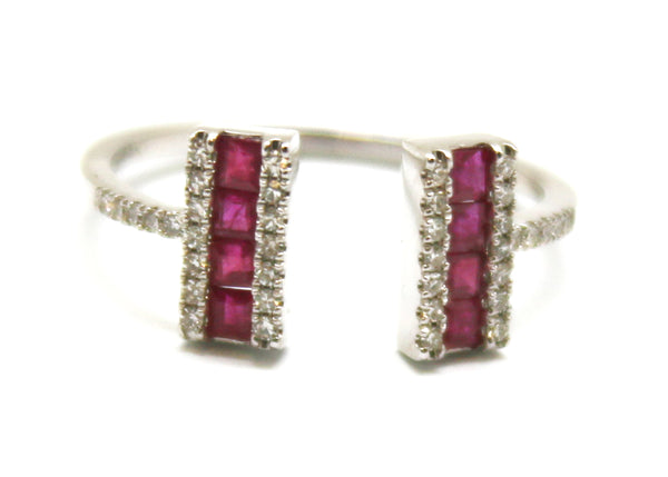 ANILLO ABIERTO RUBIES