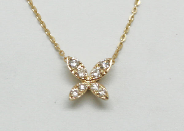 COLLAR MARIPOSA DIAMANTES