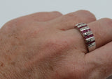 ANILLO RUBIES Y DIAMANTES