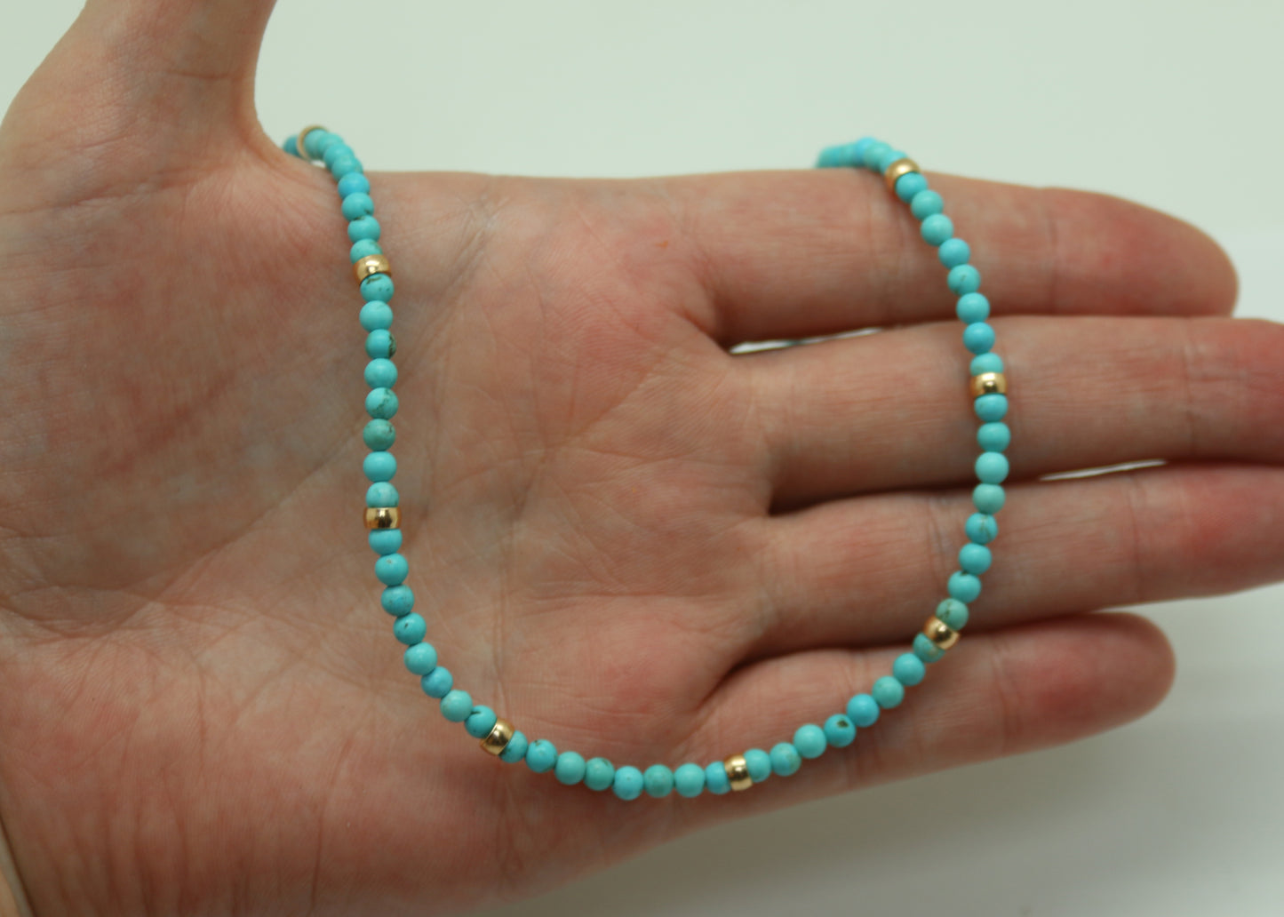 COLLAR BIRTHSTONE TURQUESA - LEO