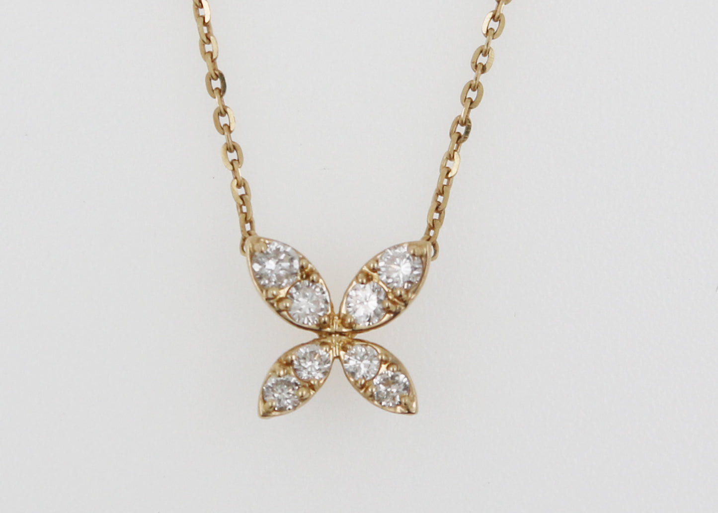 COLLAR MARIPOSA DIAMANTES