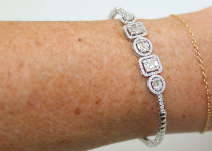 BANGLE MULTISHAPE DIAMANTES