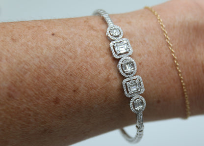 BANGLE MULTISHAPE DIAMANTES