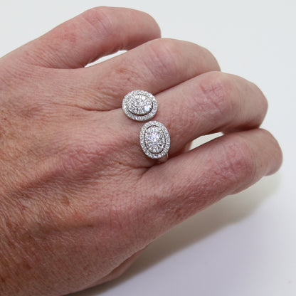ANILLO DOBLE DIAMANTES