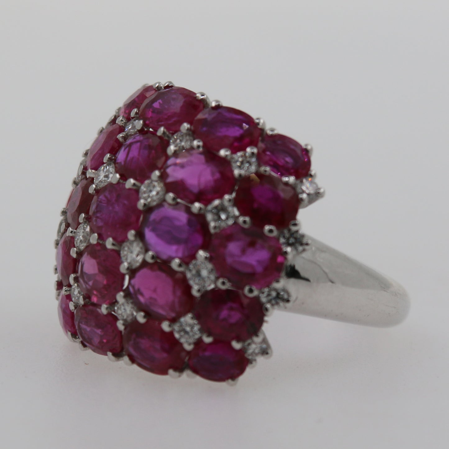 ANILLO CUADRADO RUBIES