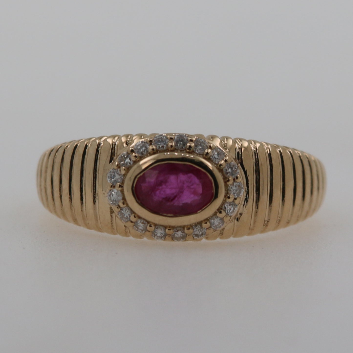 ANILLO ESTRIADO RUBI