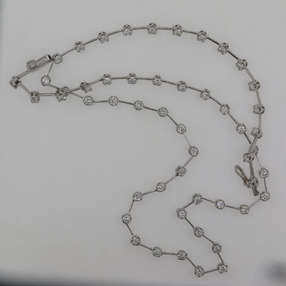 COLLAR BARRAS DIAMANTES