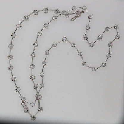 COLLAR BARRAS DIAMANTES
