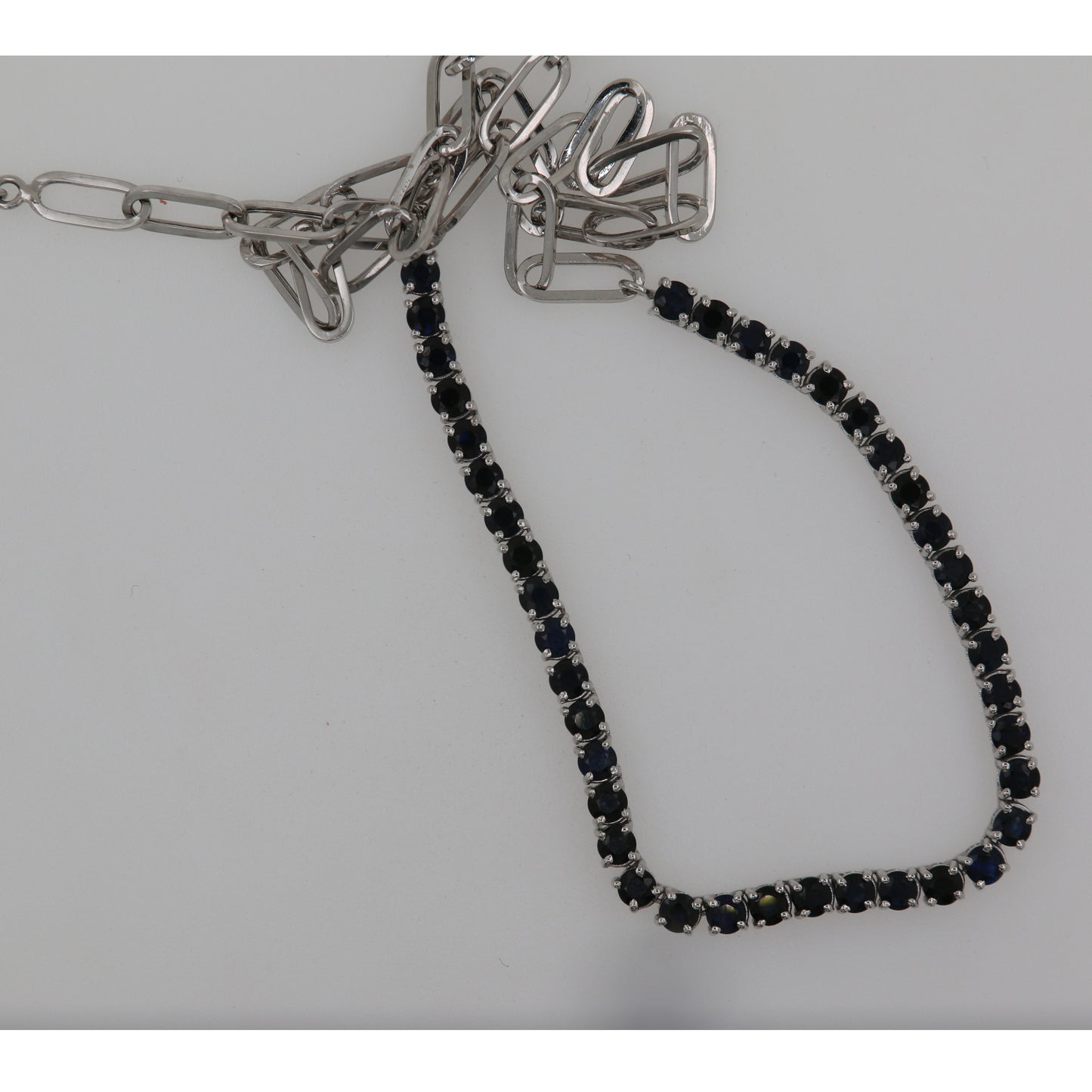 COLLAR TENNIS ZAFIRO LINKS