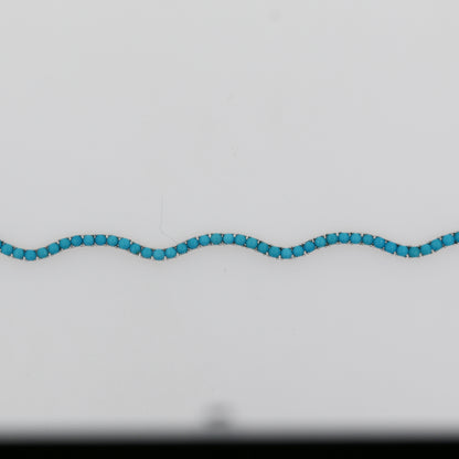 PULSERA WAVY TURQUESAS