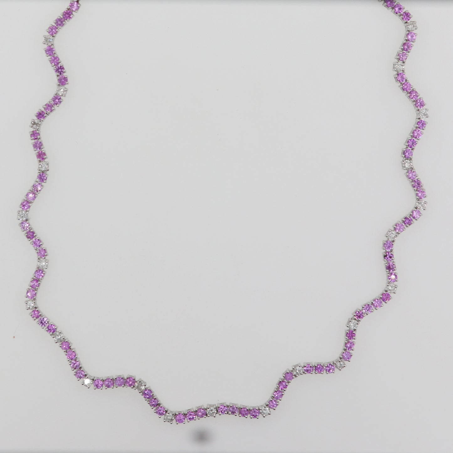 COLLAR WAVY ZAFIRO ROSA