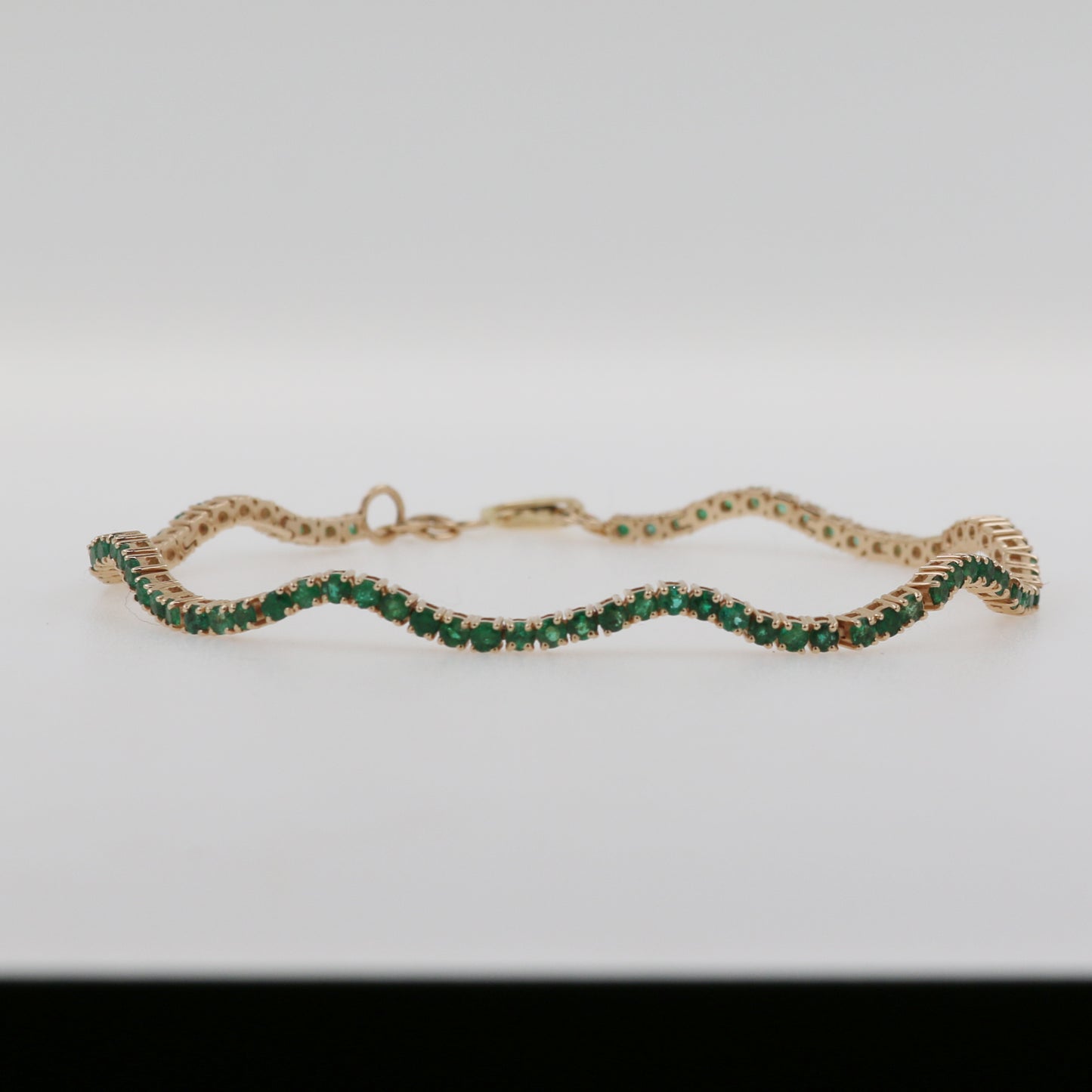 PULSERA WAVY ESMERALDA