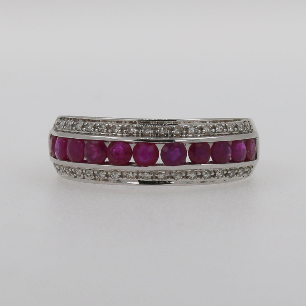 ANILLO RUBIES Y DIAMANTES
