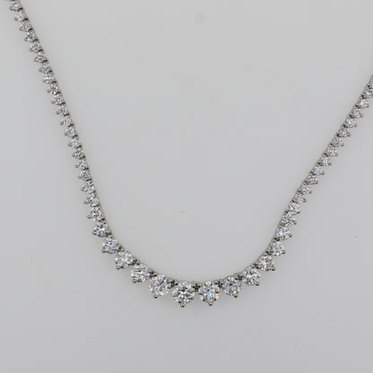 COLLAR RIVIERA 7.50 CT LAB GROWN