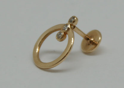 PIERCING CIRCULO CIRCONIAS