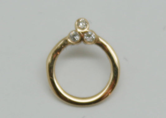 PIERCING CIRCULO CIRCONIAS