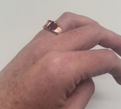 ANILLO TURMALINA ROSA