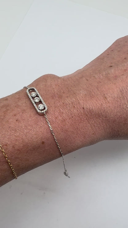 PULSERA ORO BLANCO