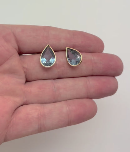 ARETES AMATISTA GOTA