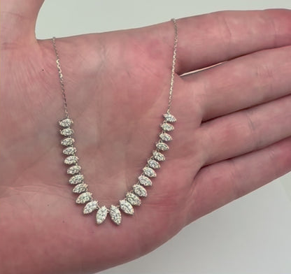 COLLAR MARQUIS DIAMANTES