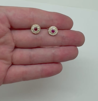 ARETES REDONDOS RUBI