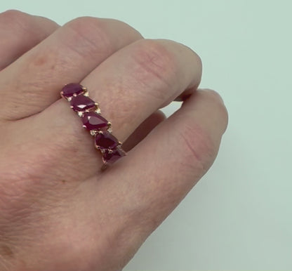 ANILLO RUBI GOTA