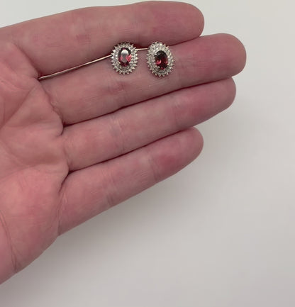 ARETES FLOR GRANATE