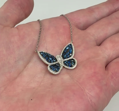 COLLAR MARIPOSA ZAFIRO