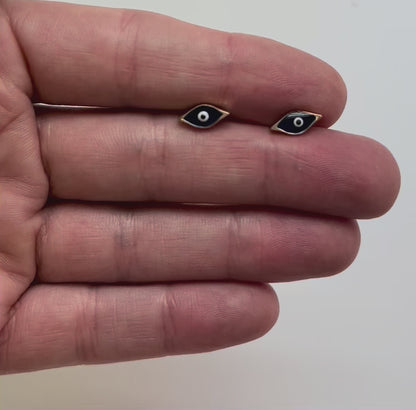 ARETES OJO ESMALTE