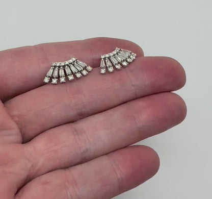 ARETES GARRA DIAMANTES