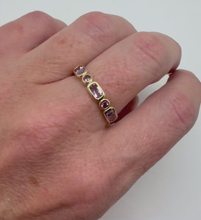 ANILLO AMATISTA BISEL