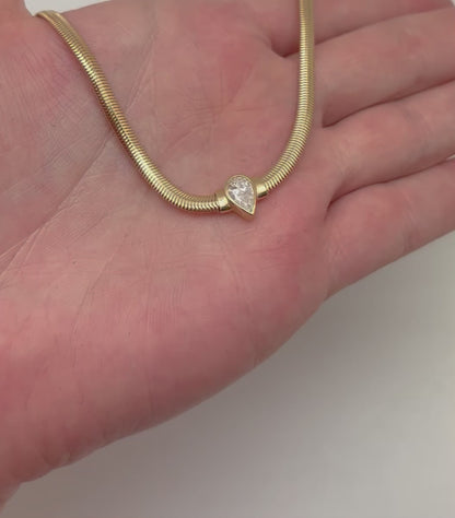 COLLAR SOLITARIO DIAMANTE