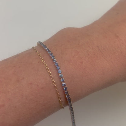 PULSERA TENNIS ZAFIRO
