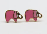 ARETES NIÑAS ESMALTE ELEFANTE