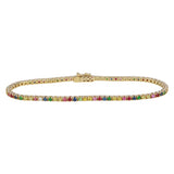 PULSERA RAINBOW ORO AMARILLO