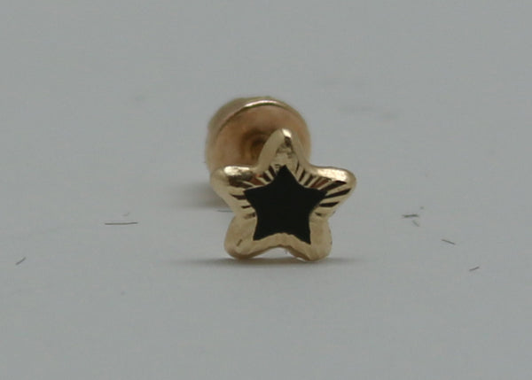 PIERCING ESTRELLA ESMALTE ORO