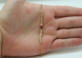 PULSERA KUNZITA Y DIAMANTES