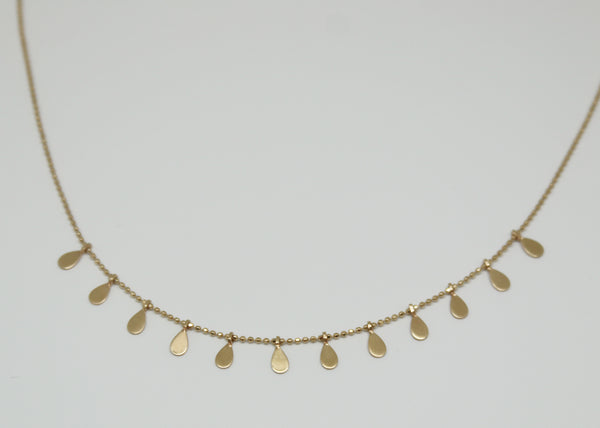 COLLAR GOTAS ORO