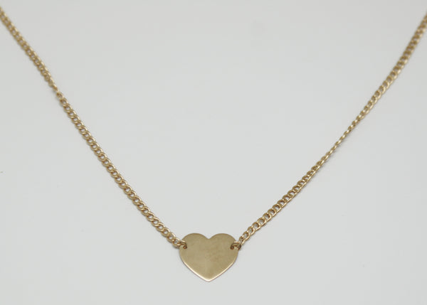 COLLAR CORAZON ORO