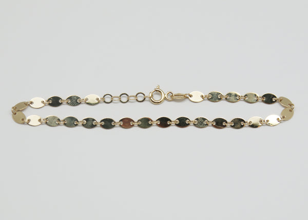 PULSERA OVALES ORO