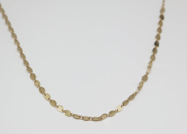 COLLAR - CHOKER OVALES ORO