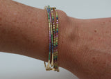 PULSERA RAINBOW ORO AMARILLO