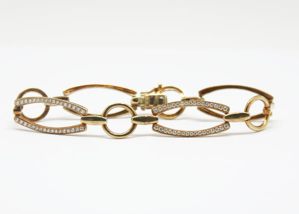 PULSERA LINKS ORO